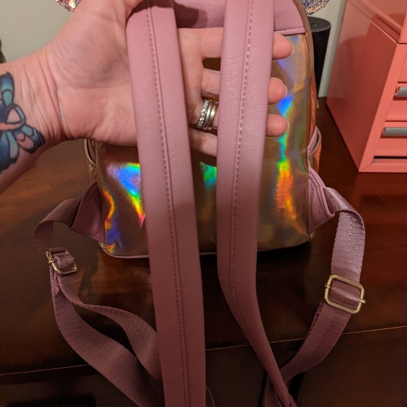 Minnie Mouse EARidescent Mini Backpack by Loungefly - Picture 4 of 9